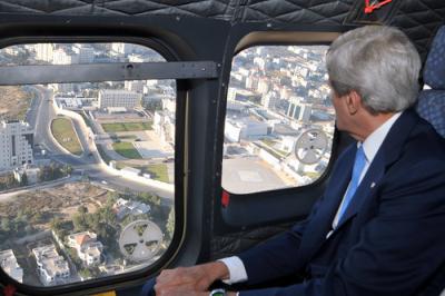 Secretary Kerry Prepares To Arrive in Ramallah