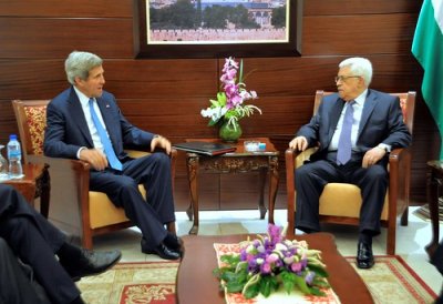 Secretary Kerry Meets With Palestinian Authority President Abbas